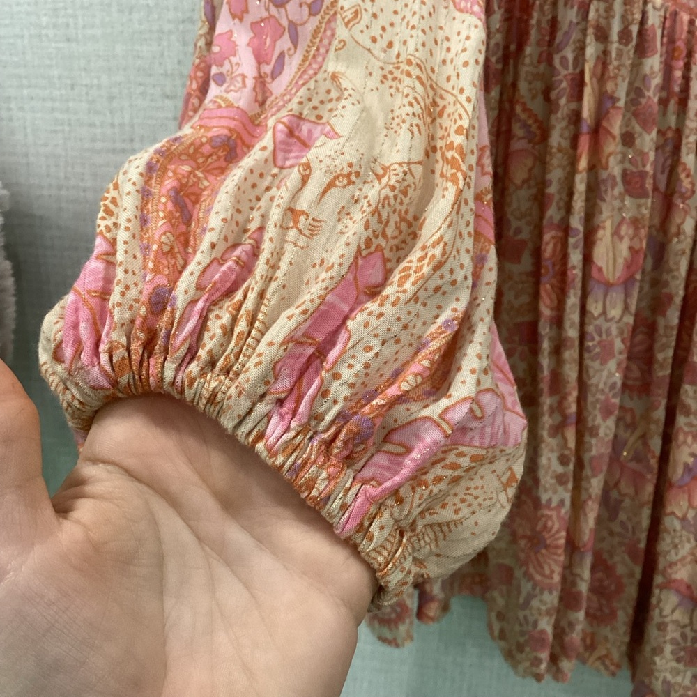 Poinciana Blouse Cotton Candy Pink medium Spell and the Gypsy - Picture 4 of 6